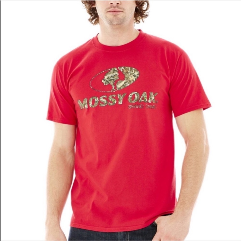 Mossy Oak Mens Crew Neck T-shirt Size L